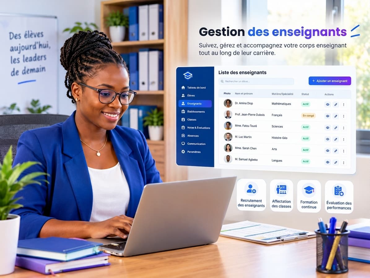 Gestion des enseignants